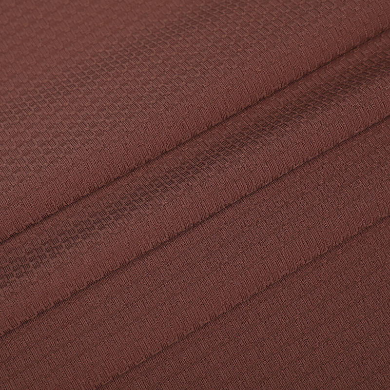 APJ1085 Вязаная вязаная парчка Жаккард быстро сушащаяся обычная одежда ткань